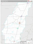 West Carroll Wall Map Premium Style